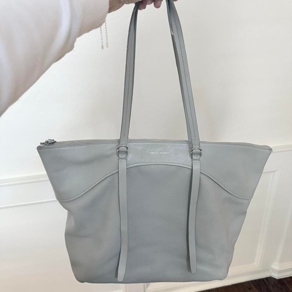 Grey‎ Rebecca Minkoff leather tote bag